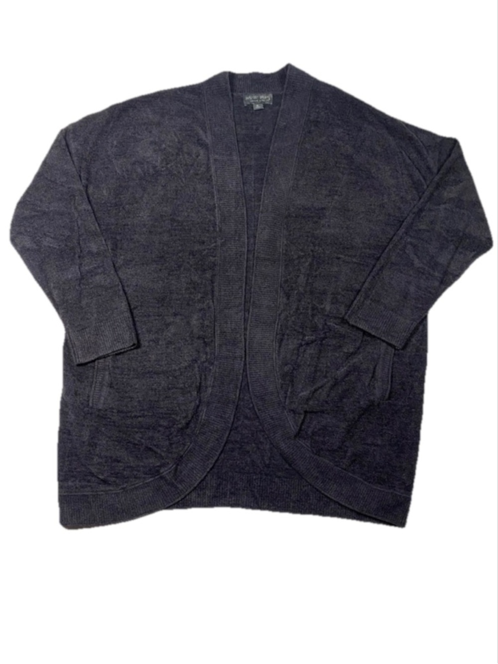 Barefoot Dreams Women’s Cozy Chic Ultra Lite Black Cardigan Size XL